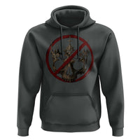 No Kings in America Hoodie Skull Crown Nope Kings - Wonder Print Shop