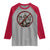 No Kings in America Raglan Shirt Skull Crown Nope Kings - Wonder Print Shop