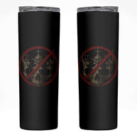 No Kings in America Skinny Tumbler Skull Crown Nope Kings - Wonder Print Shop
