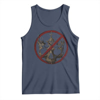 No Kings in America Tank Top Skull Crown Nope Kings - Wonder Print Shop