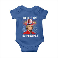 Bitches Love Independence Baby Onesie Thomas Jefferson Funny 4th Of July - Wonder Print Shop