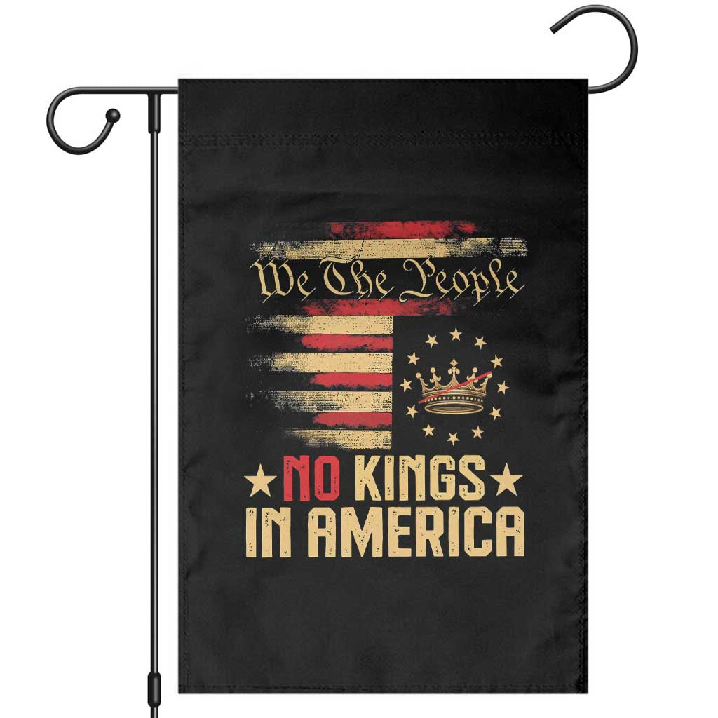 No Kings in America Garden Flag Vintage Old American Flag Patriotic 1776 We The People TS10