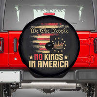 No Kings in America Spare Tire Cover Vintage Old American Flag Patriotic 1776 We The People TS10