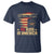 No Kings in America T Shirt Vintage Old American Flag Patriotic 1776 We The People - Wonder Print Shop