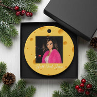 Y'all Need Jesus Funny Girls Meme Saying Christian Humor Ceramic Ornament
