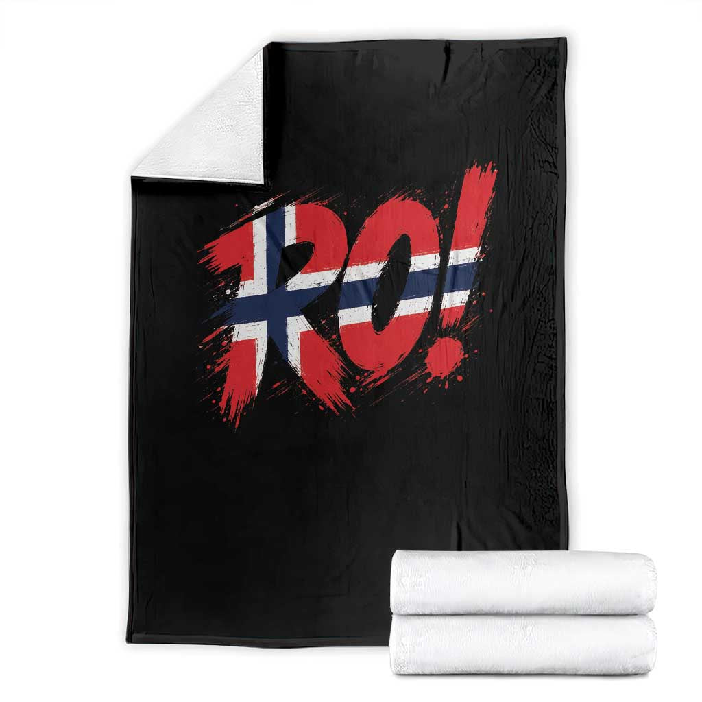 Ro Norway Viking Norwegian Flag Nordic Pride Throw Blanket