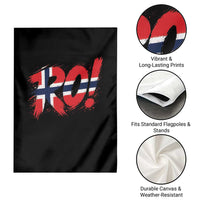 Ro Norway Viking Norwegian Flag Nordic Pride Garden Flag