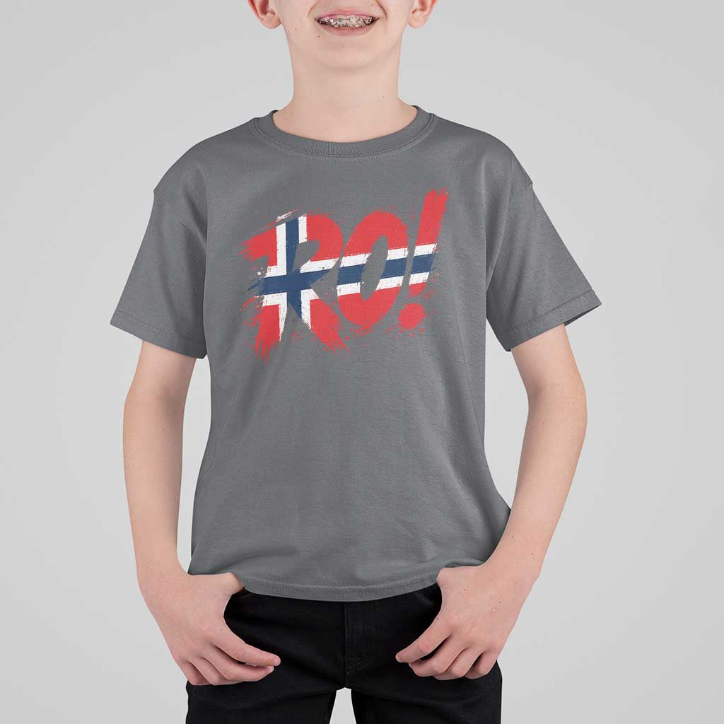 Ro Norway Viking Norwegian Flag Nordic Pride T Shirt For Kid