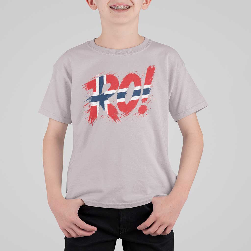 Ro Norway Viking Norwegian Flag Nordic Pride T Shirt For Kid