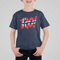 Ro Norway Viking Norwegian Flag Nordic Pride T Shirt For Kid