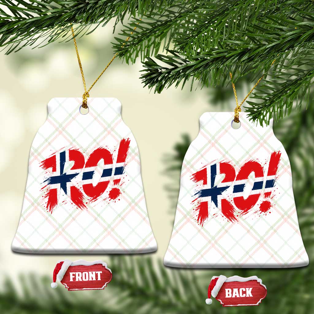 Ro Norway Viking Norwegian Flag Nordic Pride Ceramic Ornament