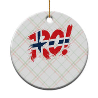 Ro Norway Viking Norwegian Flag Nordic Pride Ceramic Ornament