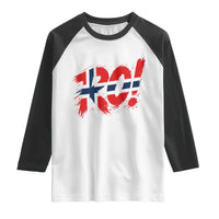 Ro Norway Viking Norwegian Flag Nordic Pride Raglan Shirt