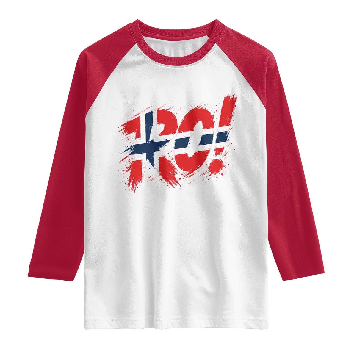 Ro Norway Viking Norwegian Flag Nordic Pride Raglan Shirt