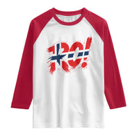 Ro Norway Viking Norwegian Flag Nordic Pride Raglan Shirt