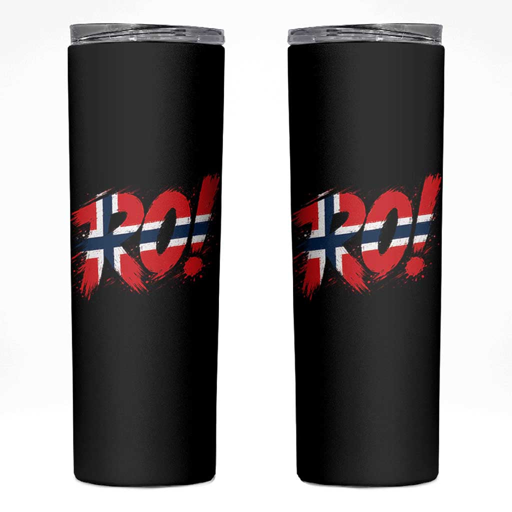 Ro Norway Viking Norwegian Flag Nordic Pride Skinny Tumbler