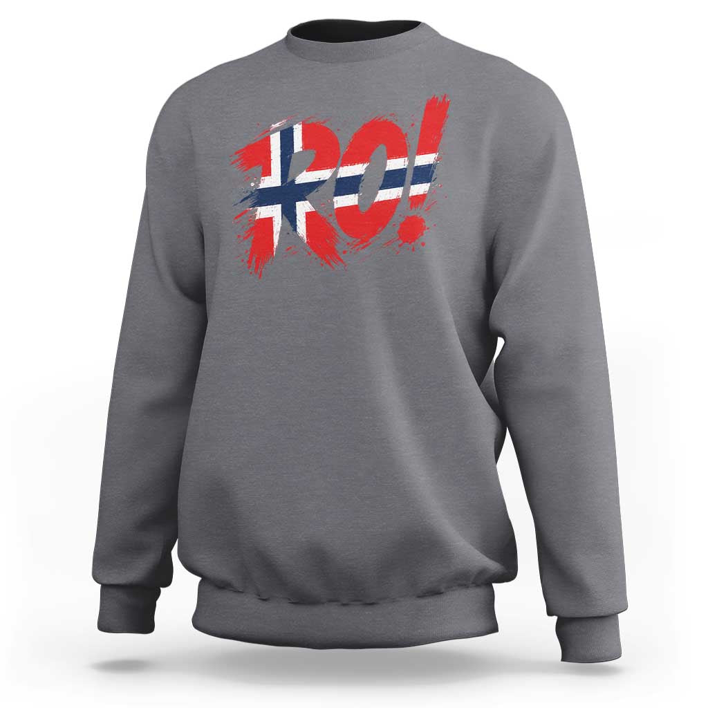 Ro Norway Viking Norwegian Flag Nordic Pride Sweatshirt