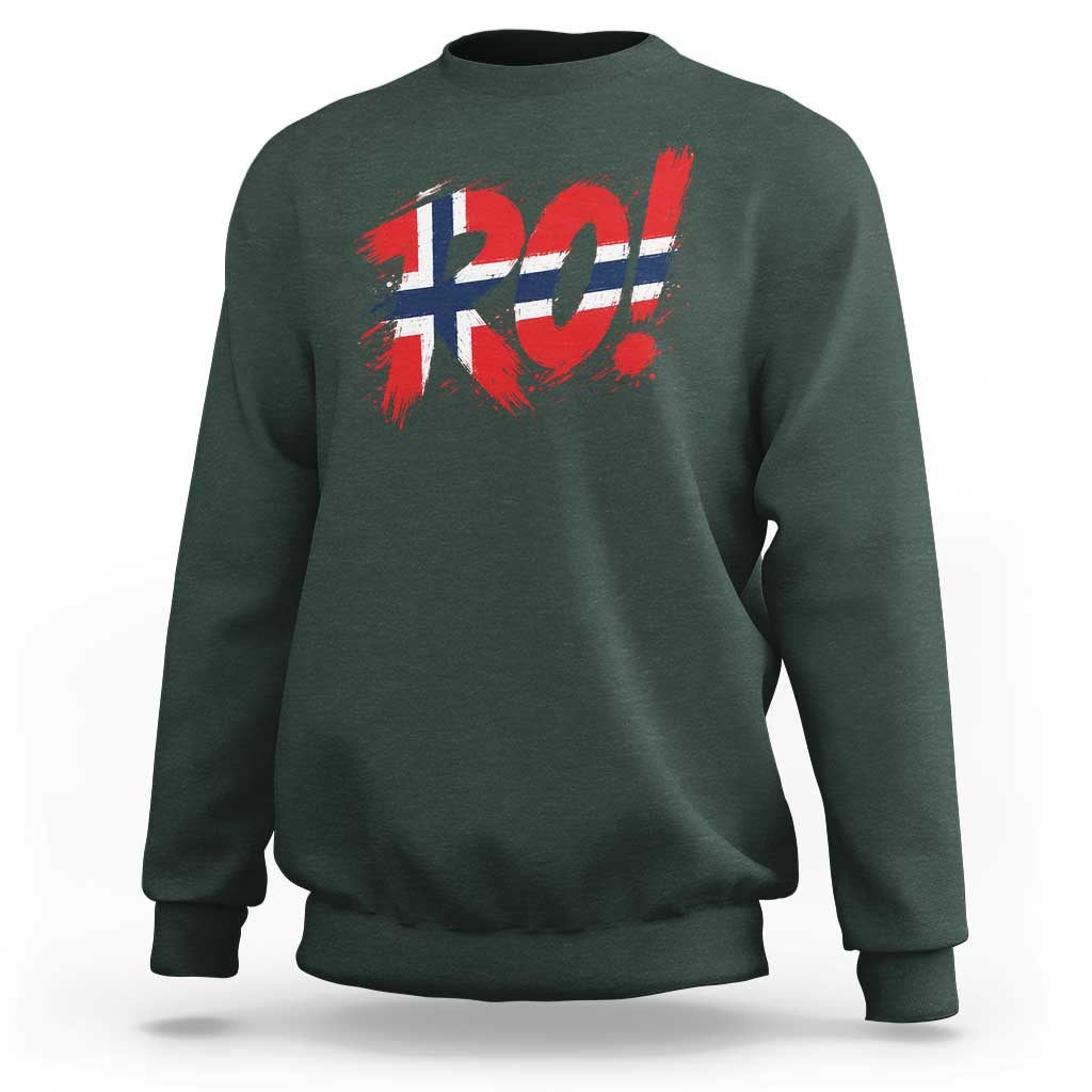 Ro Norway Viking Norwegian Flag Nordic Pride Sweatshirt