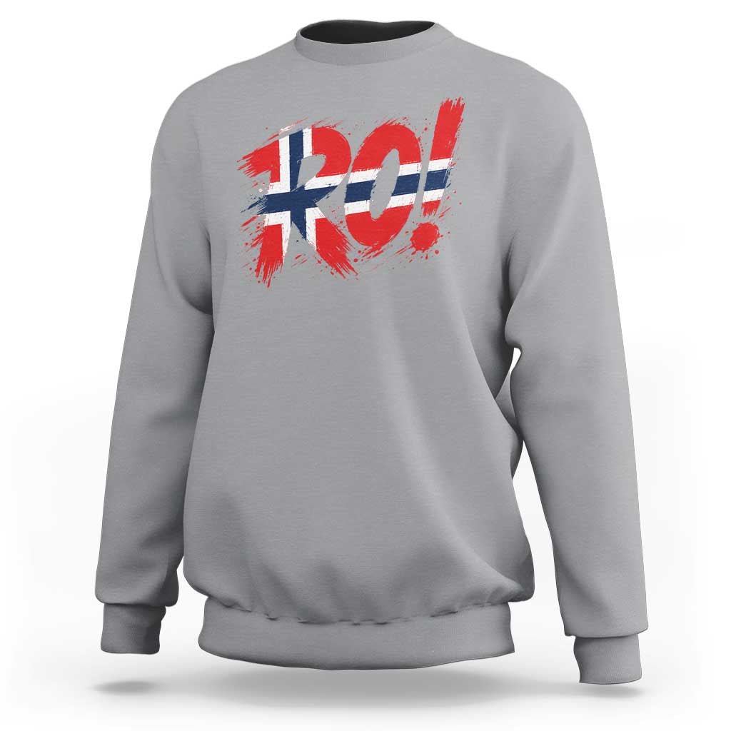 Ro Norway Viking Norwegian Flag Nordic Pride Sweatshirt