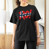 Ro Norway Viking Norwegian Flag Nordic Pride T Shirt For Women