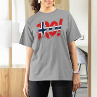 Ro Norway Viking Norwegian Flag Nordic Pride T Shirt For Women