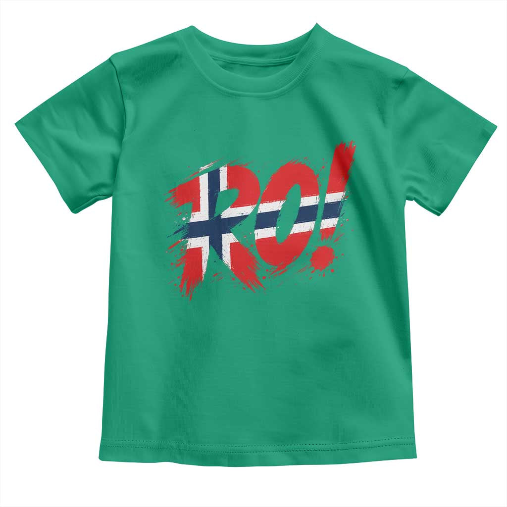 Ro Norway Viking Norwegian Flag Nordic Pride Toddler T Shirt
