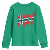 Ro Norway Viking Norwegian Flag Nordic Pride Youth Sweatshirt