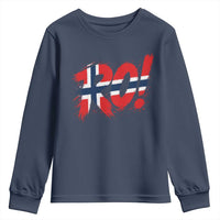 Ro Norway Viking Norwegian Flag Nordic Pride Youth Sweatshirt