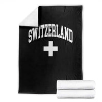 Switzerland Flag Vintage Throw Blanket Swiss Retro Vintage