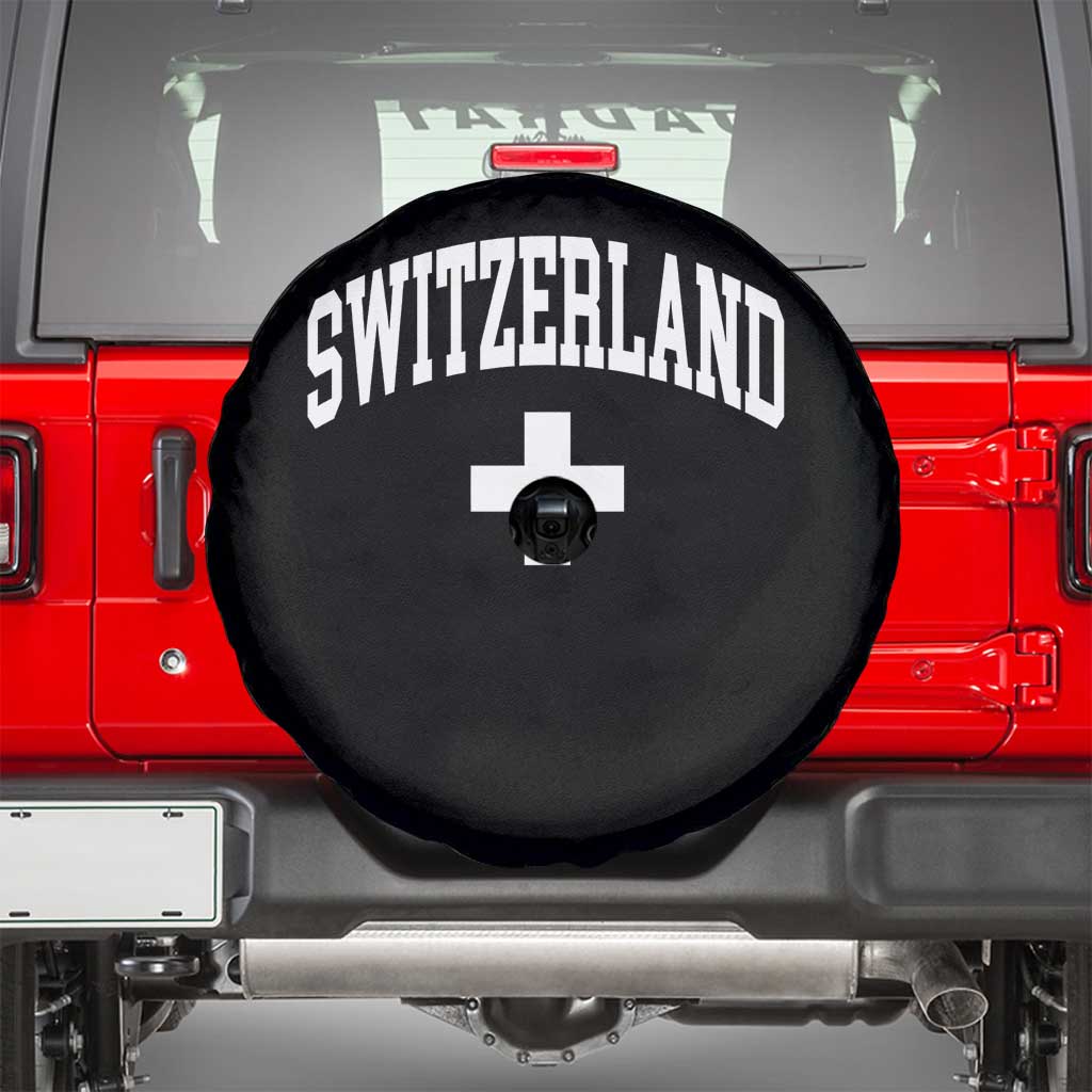 Switzerland Flag Vintage Spare Tire Cover Swiss Retro Vintage