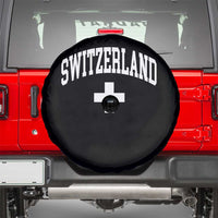 Switzerland Flag Vintage Spare Tire Cover Swiss Retro Vintage