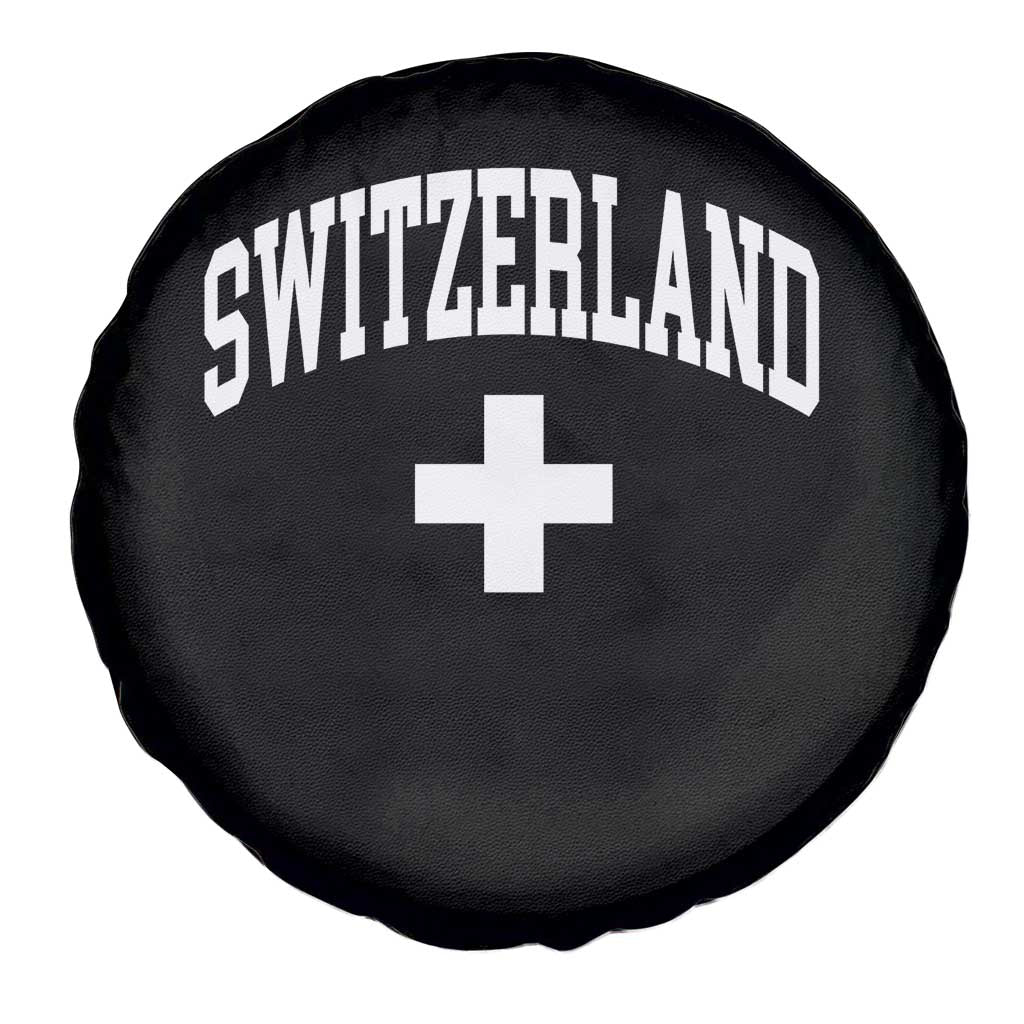 Switzerland Flag Vintage Spare Tire Cover Swiss Retro Vintage