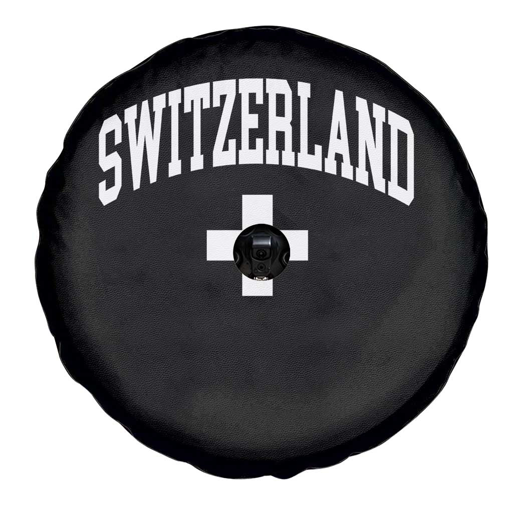 Switzerland Flag Vintage Spare Tire Cover Swiss Retro Vintage