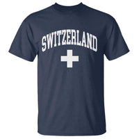 Switzerland Flag Vintage T Shirt Swiss Retro Vintage