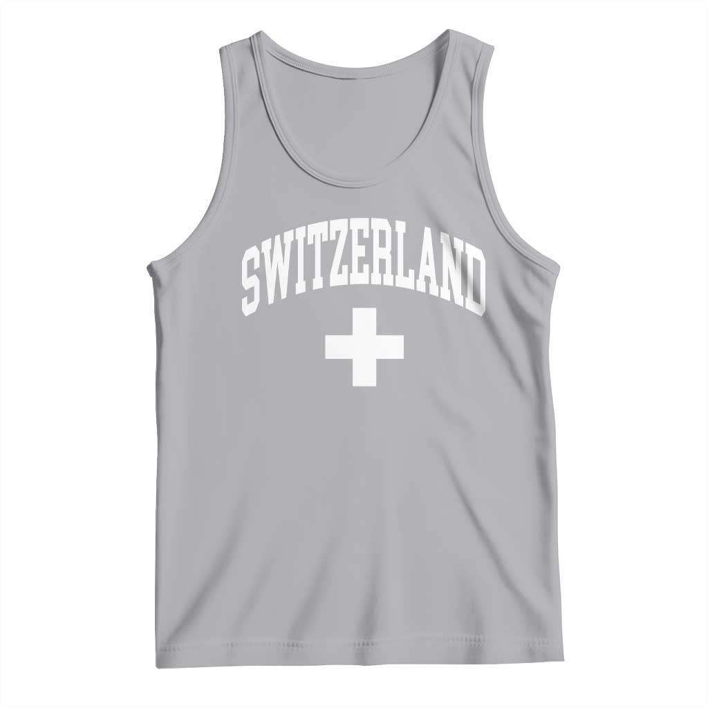 Switzerland Flag Vintage Tank Top Swiss Retro Vintage