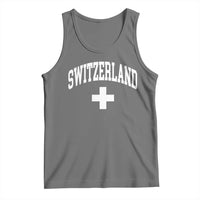 Switzerland Flag Vintage Tank Top Swiss Retro Vintage