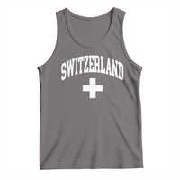 Switzerland Flag Vintage Tank Top Swiss Retro Vintage