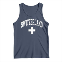 Switzerland Flag Vintage Tank Top Swiss Retro Vintage