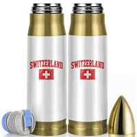 Switzerland Fan Bullet Tumbler Vintage Retro Swiss Cross Flag