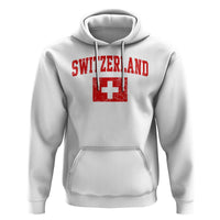 Switzerland Fan Hoodie Vintage Retro Swiss Cross Flag
