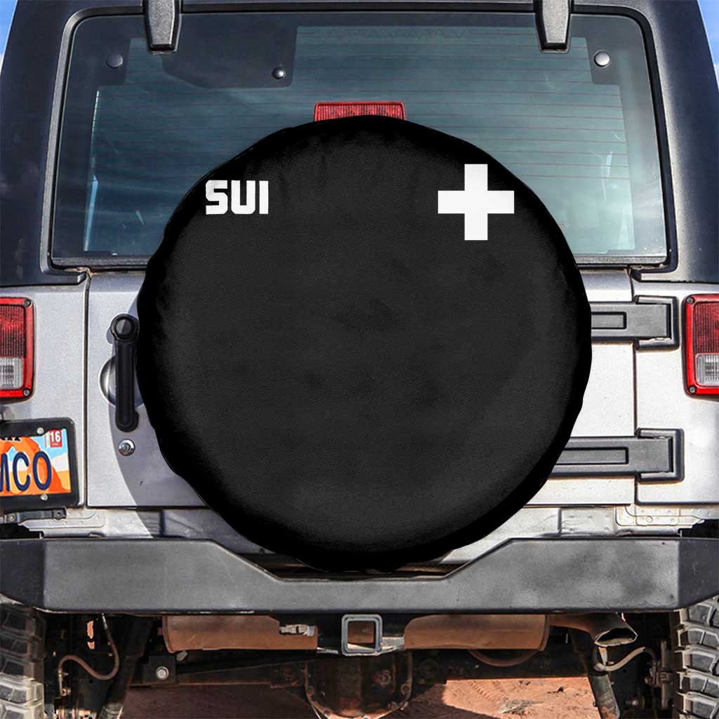 Switzerland Spare Tire Cover Retro Swiss Flag