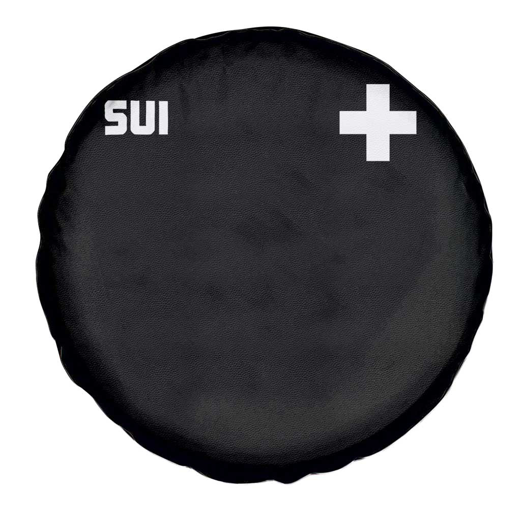 Switzerland Spare Tire Cover Retro Swiss Flag