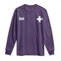 Switzerland Long Sleeve Shirt Retro Swiss Flag