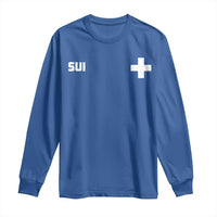 Switzerland Long Sleeve Shirt Retro Swiss Flag