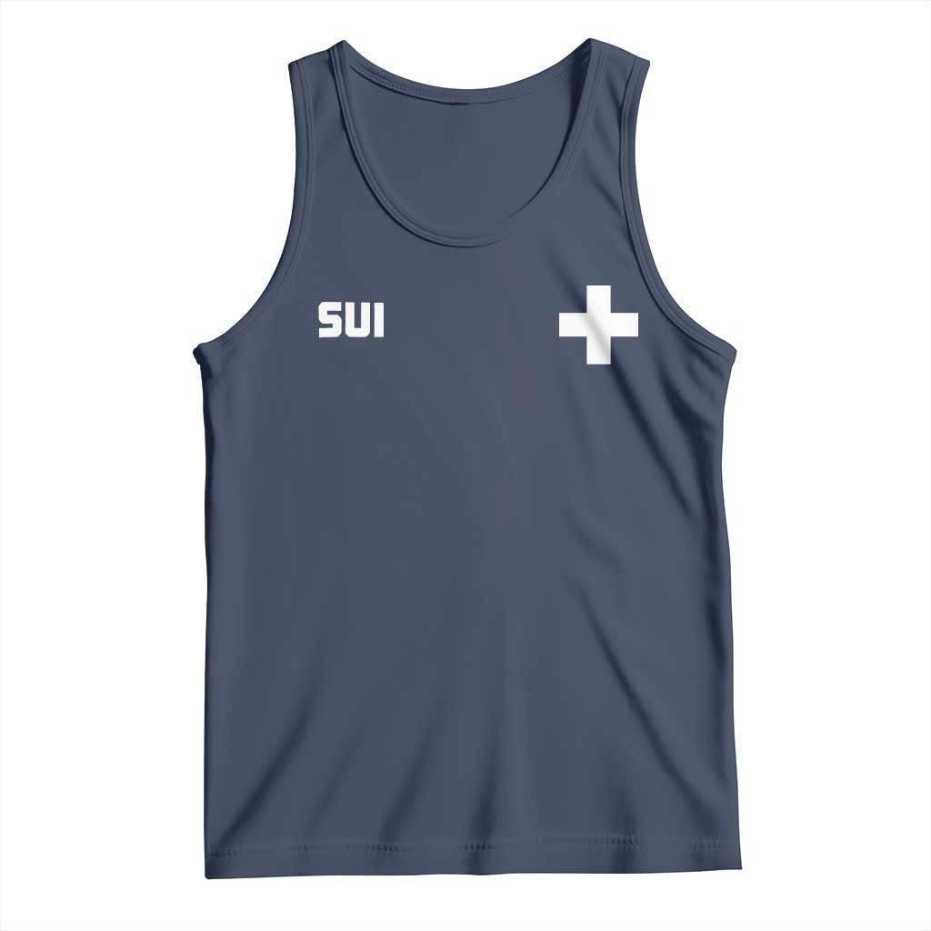 Switzerland Tank Top Retro Swiss Flag