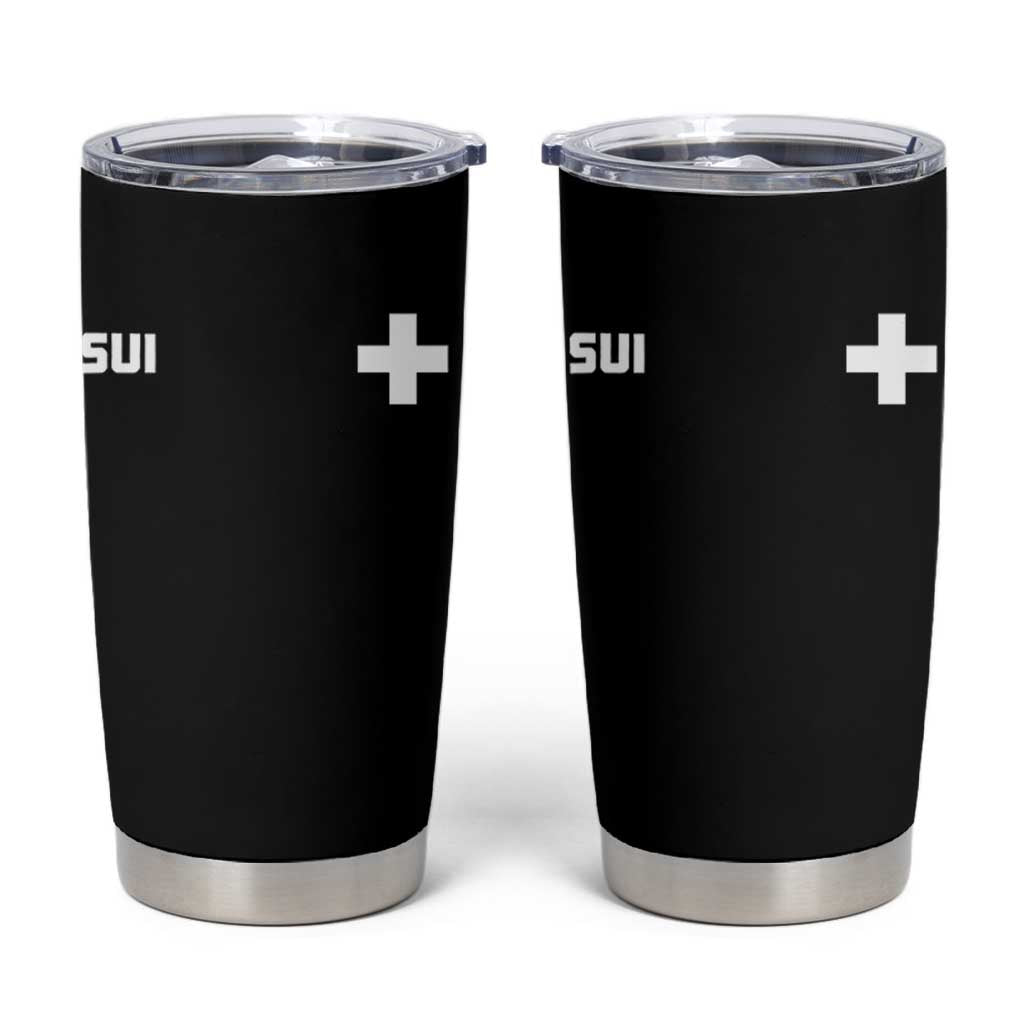 Switzerland Tumbler Cup Retro Swiss Flag