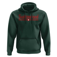 Switzerland Fan Retro Vintage Flag Hoodie
