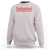 Switzerland Fan Retro Vintage Flag Sweatshirt