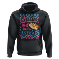 Hotdog Eatin Beef Blastin Queefs Inappropriate Hoodie Retro Groovy Hotdog Meme Funny Cringe Offensive Humor