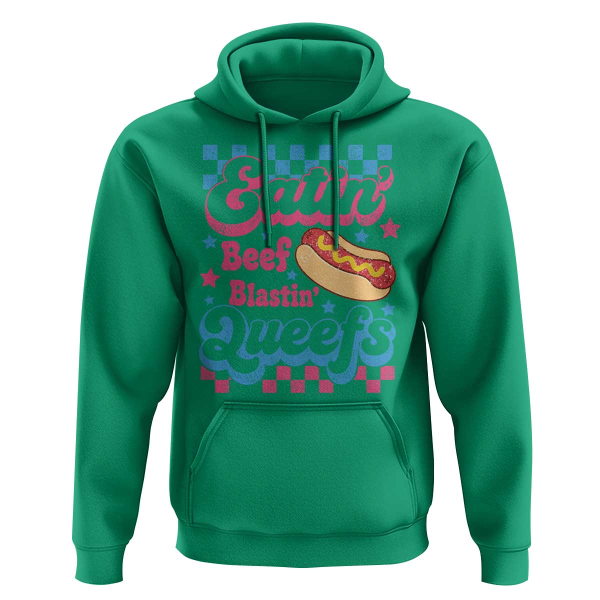 Hotdog Eatin Beef Blastin Queefs Inappropriate Hoodie Retro Groovy Hotdog Meme Funny Cringe Offensive Humor